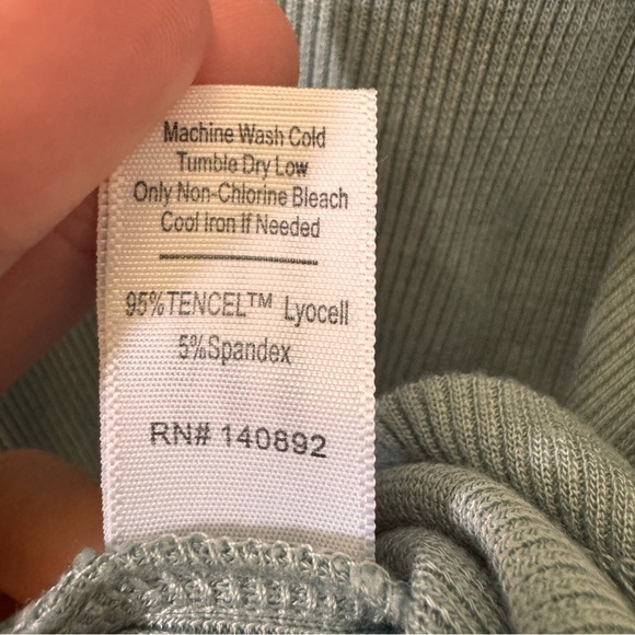 Marine Layer Lexi Rib Puff Sleeve Top in “Slate” Size XS - Picture 10 of 12